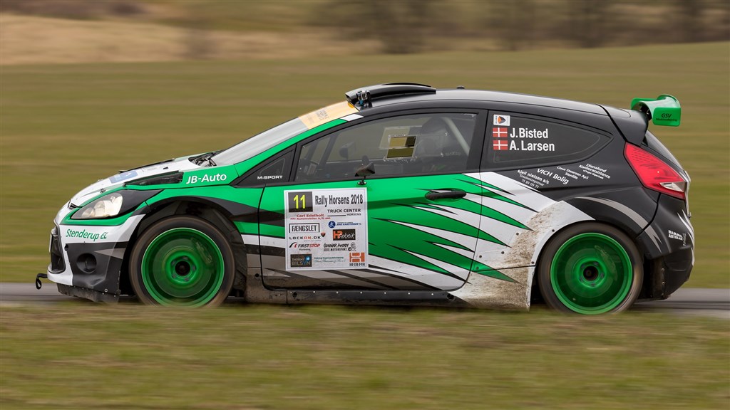 Rally Horsens var et godt hjemmebaneløb for Jesper Bisted
(Foto: Knud Nielsen)